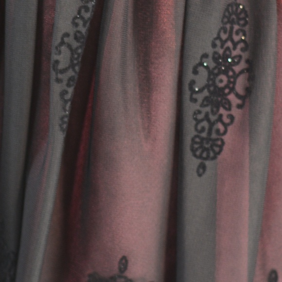 JESSICA Tule/Net/Layered Embossed Skirt SZ 12 NWT #B44 - Picture 8 of 10